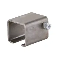 Wampfler Schienenhalter, blank