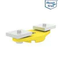 Wampfler Endklemme für Rundleitungshalter für C-Schiene 30x32 VA Programm 230 / Edelstahl V4A   Artikel-Nr.: 023499