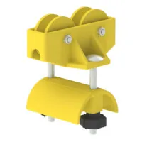 Wampfler Seil-Leitungswagen für Flachkabel 2-Rollig, standard Programm 0210   Artikel-Nr.: 021113