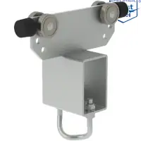 Wampfler Mitnehmerwagen mit Bügel für C-Schiene 40x40 VA Programm 240 / Edelstahl V4A   Artikel-Nr.: 024886