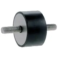 Gummi-Metall-Elemente Typ A 40x15 Außendurchmesser d<sub>1</sub> 40 mm  Artikel-Nr.: 017211-040x015VE