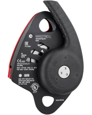 Petzl Abseiler MAESTRO Rückseite Petzl Abseiler MAESTRO Rückseite