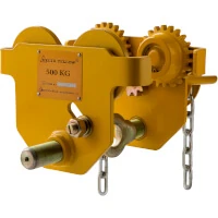 DELTA Haspelfahrwerk YELLOW 0.5t Tragfähigkeit 500 kg  Artikel-Nr.: DEL-DY.0.037000500