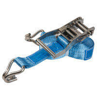 DELTA Zurrgurte mit Edelstahl Ratsche 2-teilig 9m Ausführung 2-teilig, 0.75t   Artikel-Nr.: DEL-CO.SB.RVS.035.09VE