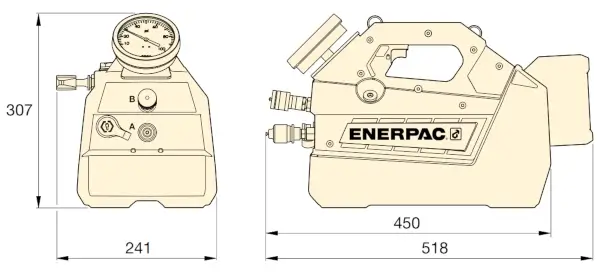 Enerpac Hydraulische Akkupumpen XC2