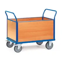 fetra Vierwandwagen  2550 mit Holz-Wänden Tragkraft 500 kg  Artikel-Nr.: FET-2550