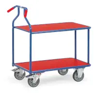 Optiliner  3601 - Tischwagen, blau/rot Tragkraft 400 kg  Artikel-Nr.: FET-3601