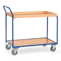 Leichte Tischwagen 3740 - Boden und Kasten aus Holz Tragkraft 300 kg  Artikel-Nr.: FET-3740
