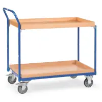 Leichte Tischwagen 3760 - 2 Kästen aus Holz Tragkraft 300 kg  Artikel-Nr.: FET-3760