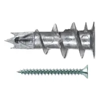 Fischer Gipskartondübe GKM S 12 mit Schraube Bohrernenndurchmesser  mm  Artikel-Nr.: REY-088598001000120000