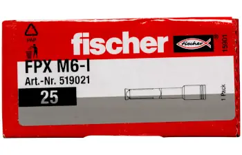 Fischer Porenbetonanker FPX Faltschachtel Fischer Porenbetonanker FPX Faltschachtel