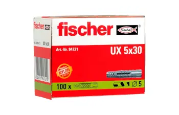 Fischer Universaldübel UX Verpackung Fischer Universaldübel UX Verpackung