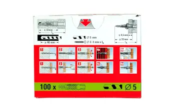 Fischer Universaldübel UX Verpackung Fischer Universaldübel UX Verpackung