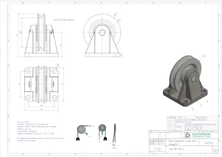 1-403-03 Seilrolle 100 Buchse