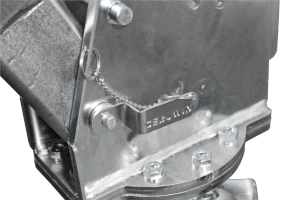 Gebuwin Davit Drehkran SD - Verliersicherung am Bolzen