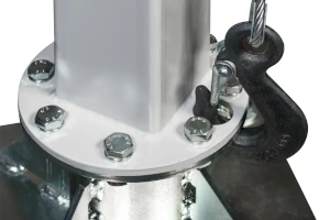 Tragbarer Davit-Drehkran SD