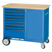 GEDORE Rollwerkbank 1504 mit 8 Schubladen Anzahl Schubladen 8   Artikel-Nr.: GED1814931