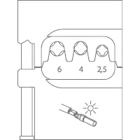 GEDORE Crimpzange Modular 8140 23 Einsatz f. Solarlok Griffhüllen -   Artikel-Nr.: GED2078082