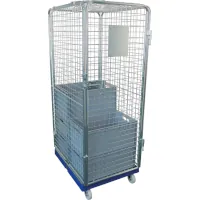 HMH rolltainer 682 ADB 1600 5-seitig, Kunststoffboden Enzianblau Tragkraft 500 kg  Artikel-Nr.: HMHKAD5B50101600COZ101