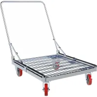 HMH Rollplatte mit Schiebebügel Rollen Dm.100 PU mit Stahlboden Tragkraft 500 kg  Artikel-Nr.: HMHMB1AC815CB001G5