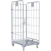 HMH nestainer ERGO 1460 S 3-seitig, Rückwand schwenkbar Tragkraft 500 kg  Artikel-Nr.: HMHN3700800CCOZ019