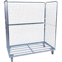 HMH Stahlrollenbehälter 1600 3-seitig Tragkraft 500 kg  Artikel-Nr.: HMHS38001600FC053