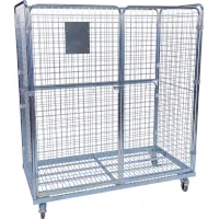 HMH Stahlrollenbehälter 1600 4-seitig Tragkraft 500 kg  Artikel-Nr.: HMHS48001600FC053