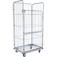 HMH Wäschecontainer 1600 4-seitig Stahlboden Tragkraft 500 kg  Artikel-Nr.: HMHWSS48506301750B00000