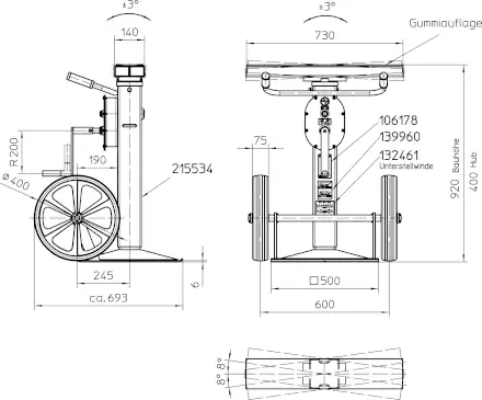 Haacon Unterstellwinde