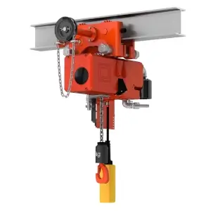 Hadef Druckluftkettenzug APH ohne Kettenbehälter von hinten