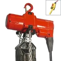 Hadef Druckluftkettenzug 72/12 P 125/1 mit Hängetaster Tragfähigkeit 125 kg  Artikel-Nr.: HAD7212P1251H