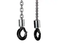 Rundgliedkette und Rollenkette vom Hubzug Yale C85 Rundgliedkette und Rollenkette vom Hubzug Yale C85
