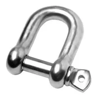 Kleinsorge Schäkel, gerade, Niro 0.16 t Tragfähigkeit 160 kg  Artikel-Nr.: KLE-90018109VE