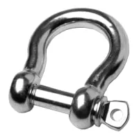 Kleinsorge Schäkel, geschweift, Niro 0.16 t Tragfähigkeit 160 kg  Artikel-Nr.: KLE-90036108VE