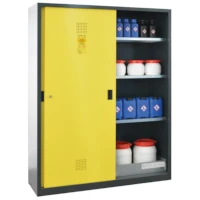 LaCont Chemikalienschrank mit Schiebetüren CHS 1500 ST-P Auffangvolumen AW 2x30 l  Artikel-Nr.: B80-6576-A