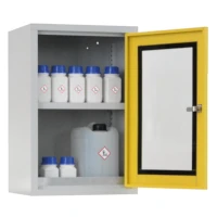 LaCont Umwelt-Hängeschränke UWS-H 400 GL, mit Plexiglastür Auffangvolumen 5 l  Artikel-Nr.: B80-6591-A