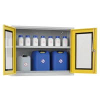 LaCont Umwelt-Hängeschränke UWS-H 800 GL, mit 2 Plexiglastüren Auffangvolumen 10 l  Artikel-Nr.: B80-6592-A
