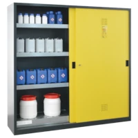 LaCont Chemikalienschrank mit Schiebetüren CHS 2000 ST-PW Auffangvolumen AW 2x30/ EW 6x20 l  Artikel-Nr.: B80-6600-A