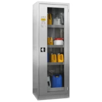 LaCont Umweltschränke VA UWS-VA 6/18 GL mit Plexiglastüren Auffangvolumen AW-VA 1x20 / EW-VA 3x11 l  Artikel-Nr.: B80-6617-A