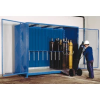 LaCont Gasflaschenschränke FCG E.3.48 mit Bodengruppe max. Anzahl 48 (Gasflaschen Ø 220)   Artikel-Nr.: C27-3110-B