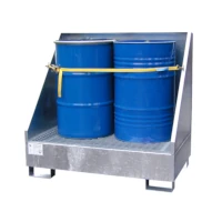 LaCont Wasserschutzpaletten WSP-2SSS - lackiert Kapazität 2 (200-l-Fässer)   Artikel-Nr.: P21-2451-A