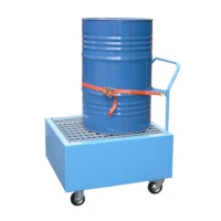 LaCont Fasswagen für 60-/200-Liter-Fässer WSP-1OS/W, lackiert Auffangvolumen 220 l  Artikel-Nr.: P21-2406-A