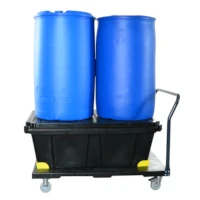 LaCont Fahrbare PE-Auffangwanne PE-200-6-Wagen, ohne PE-Lochplatte Auffangvolumen 225 l  Artikel-Nr.: P70-7312-B