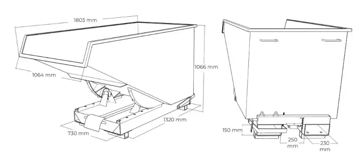 Lobo - Selbstentladende Kippbehälter TK