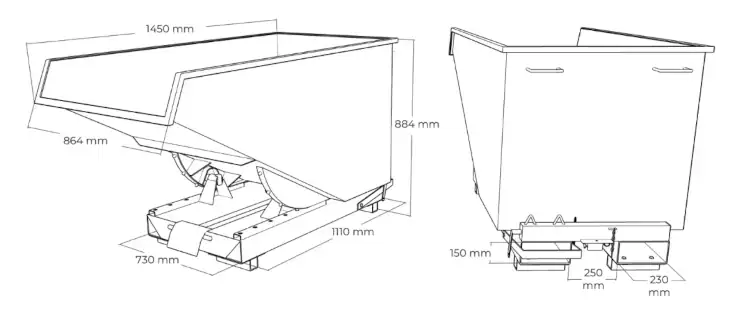 Lobo - Selbstentladende Kippbehälter TK