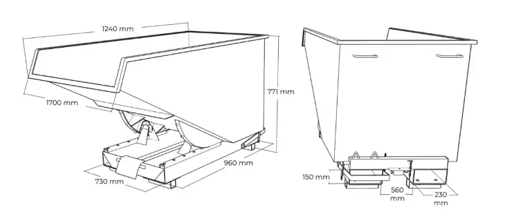 Lobo - Selbstentladende Kippbehälter TK