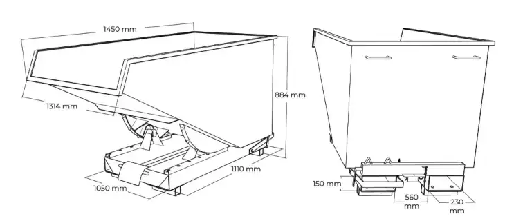 Lobo - Selbstentladende Kippbehälter TK