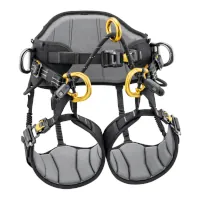 Petzl Sitzgurt SEQUOIA PLUS Gr.0 schwarz/gelb Auffangöse    Artikel-Nr.: PET-C069BB00