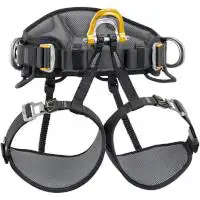 Petzl Sitzgurt ASTRO® SIT FAST Gr.0 schwarz/gelb Auffangöse    Artikel-Nr.: PET-C085AA00
