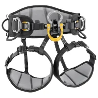Petzl Sitzgurt ASTRO® SIT Gr.0 schwarz/gelb Auffangöse    Artikel-Nr.: PET-C085AB00